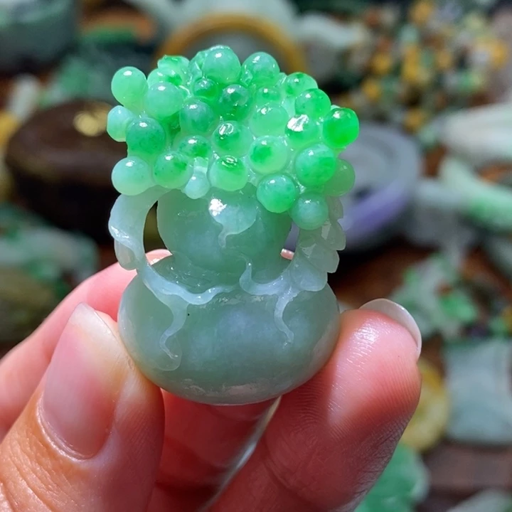 定制翡翠未镶嵌毛货
