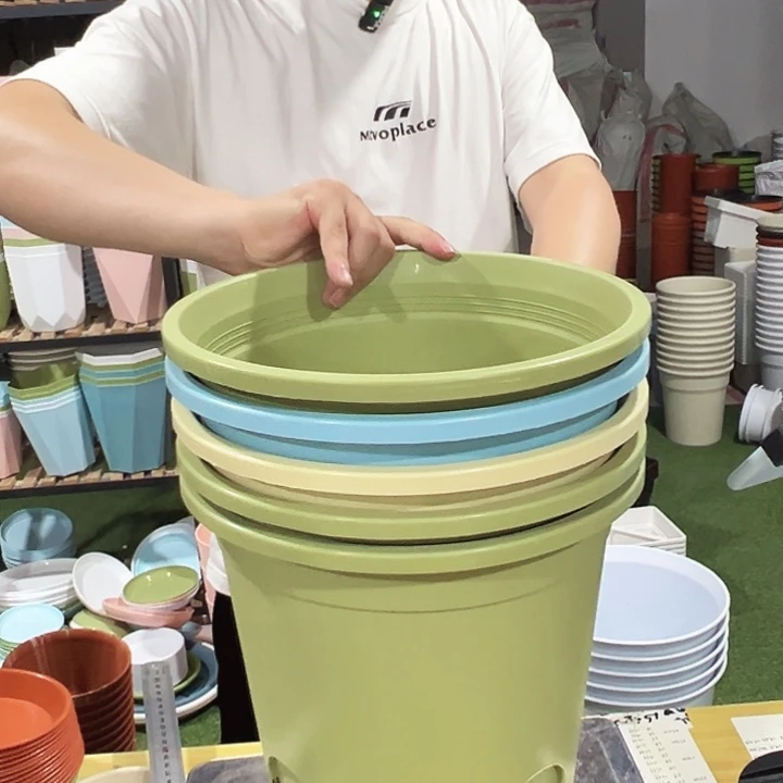 圆形控根口27.5高27.5混色无托5只