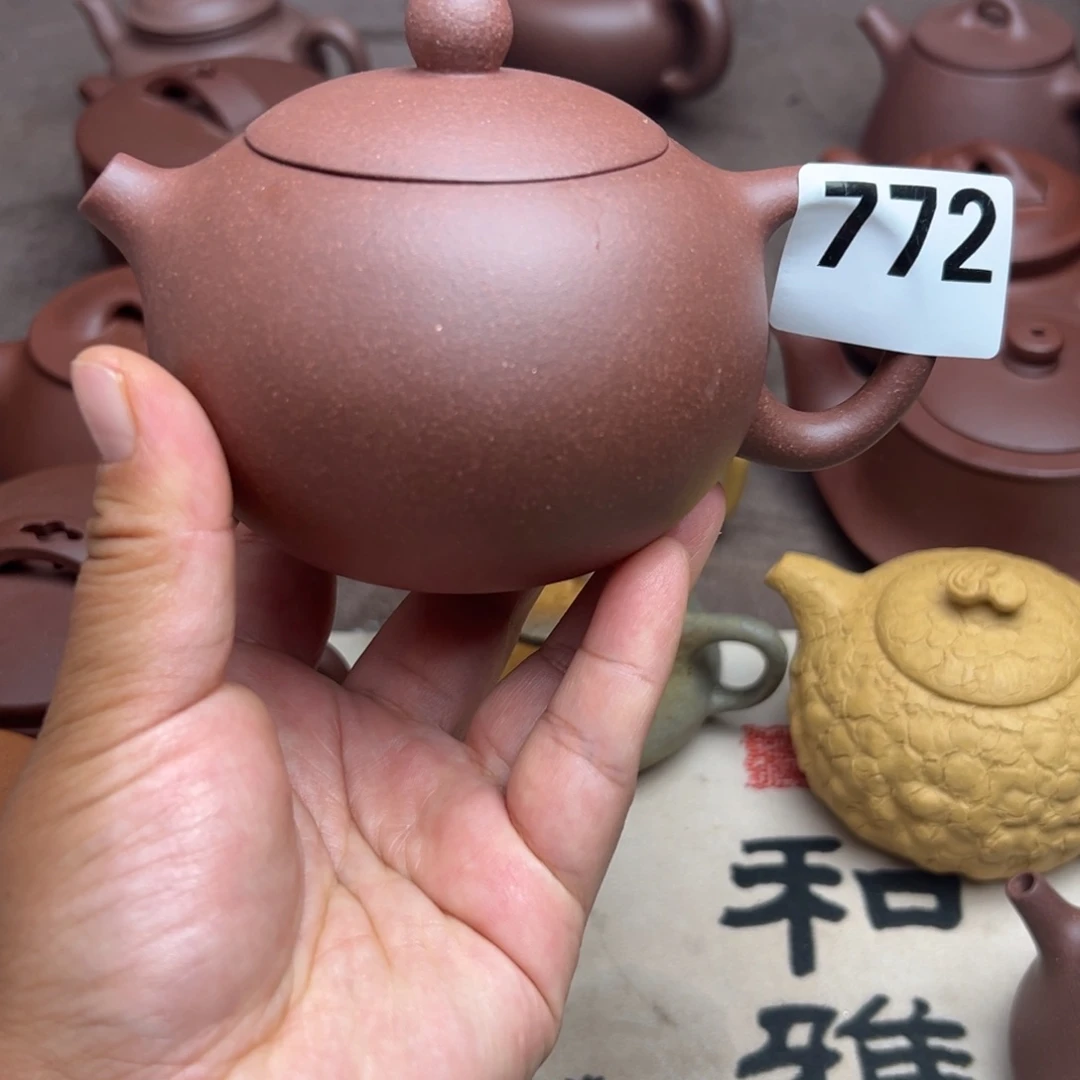紫砂茶壶紫泥半手工300cc左右