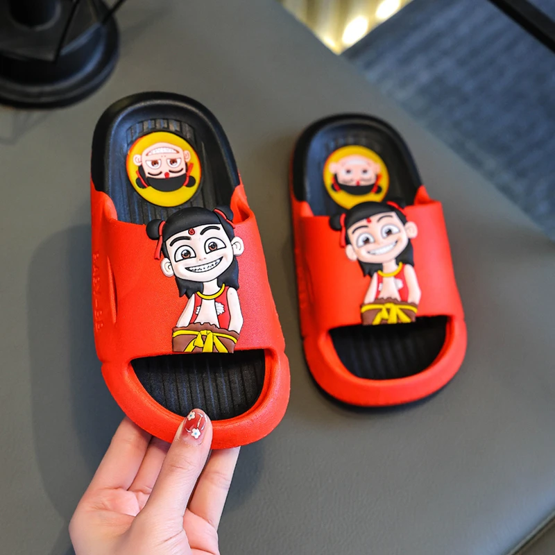 2025新款哪吒拖鞋敖丙拖鞋儿童夏季居家防滑宝宝男童拖鞋男女童鞋