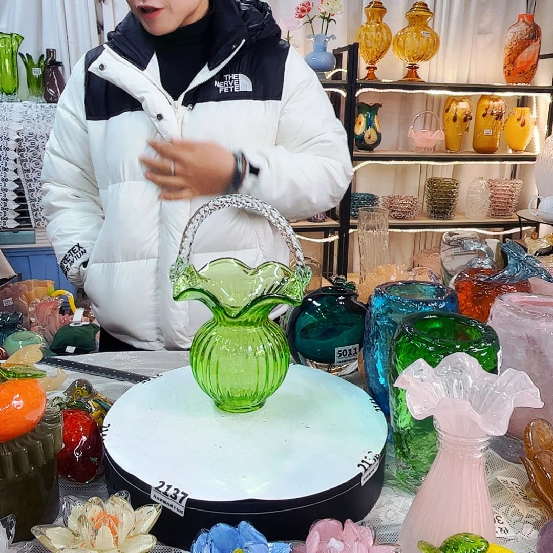 提篮家悦美居琉璃摆件