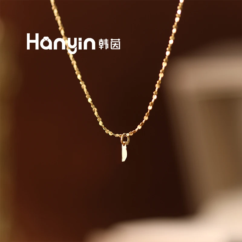 钛钢项链 爆闪满天星迷你小香双C项链轻奢时尚不掉色项链AAA