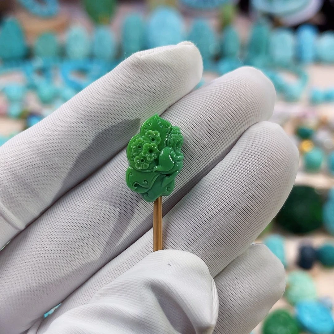 绿松石珠宝奇石未镶嵌