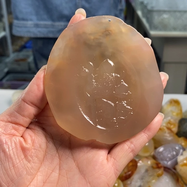 玛瑙/玉髓吊坠(不含链)未镶嵌