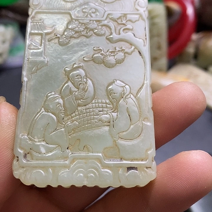 吊坠白玉菩提挂件