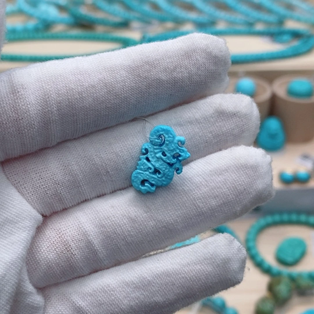 绿松石珠宝奇石未镶嵌