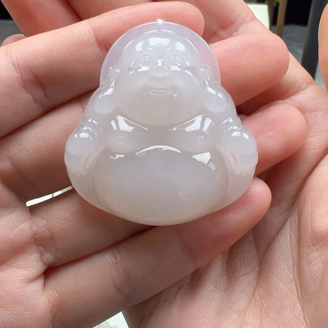 和田玉足金镶嵌颈饰