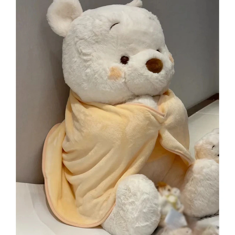 可爱毛毯维尼熊公仔毛绒玩具卡通噗噗玩偶送女友礼物少女心抱枕