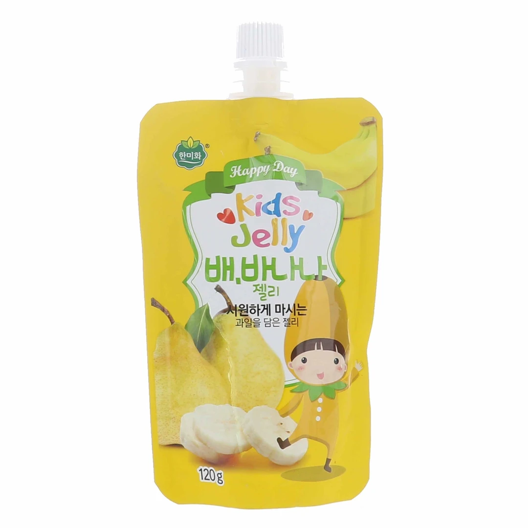 韩美禾梨香蕉味果冻 /2袋 临期品介意慎拍  到期日25年3月份