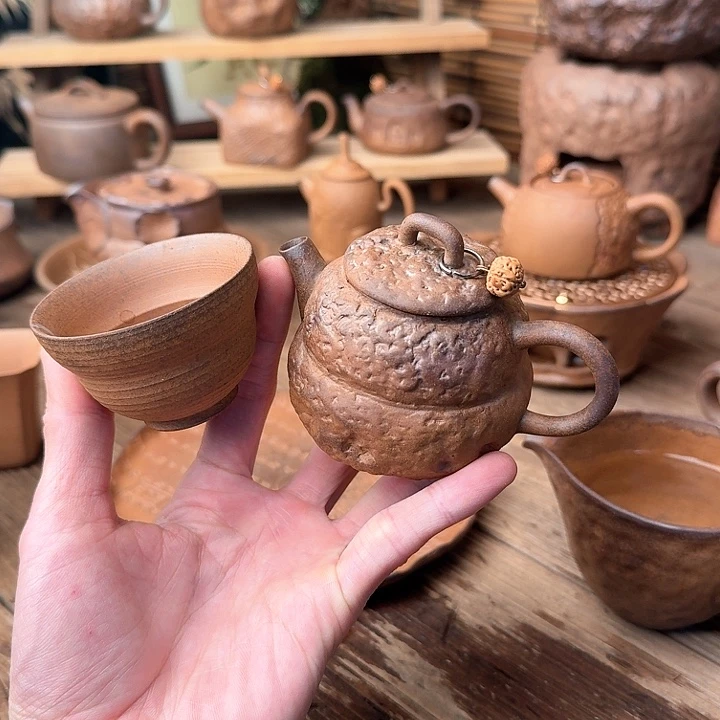 原矿老岩泥茶器系列