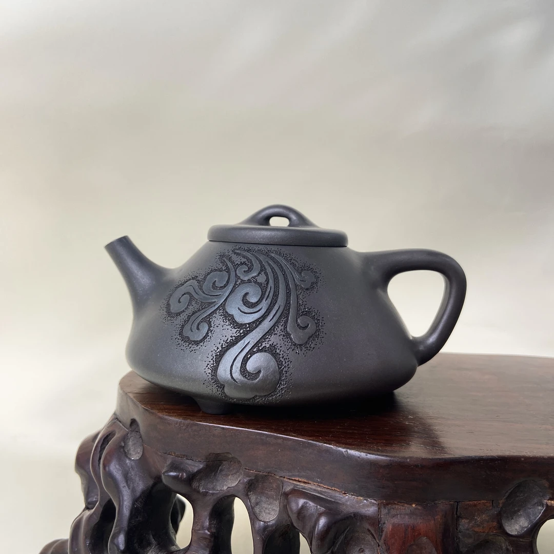 宜兴手工紫砂陶 （勇淑英）茶壶GS3956-4