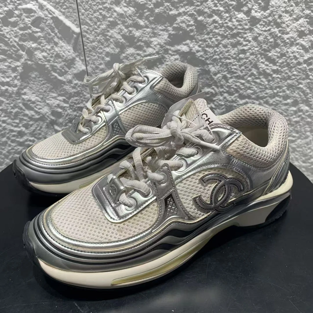 99新 Chanel/香奈儿 37.5码/米亚/无配件/银角大王时尚运动鞋1224