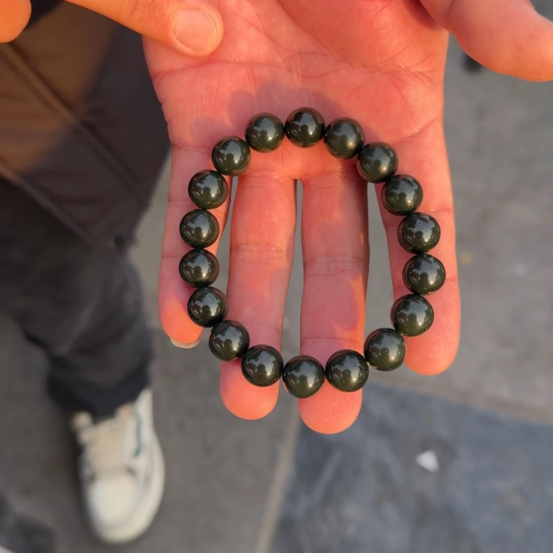 和田玉未镶嵌手链卡12