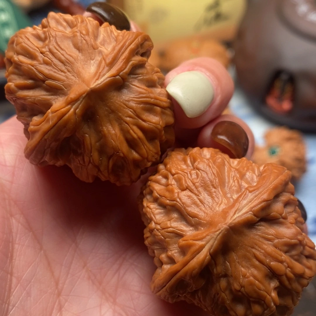 文玩核桃把件41尺寸全品蓟县元宝