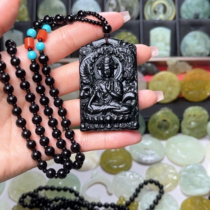 岫玉未镶嵌吊坠(赠链)悟*