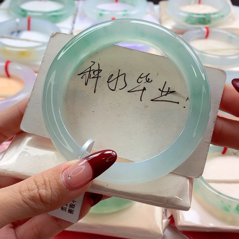 【闪购商品】翡翠手镯未镶嵌59.3 毕业种水 灵