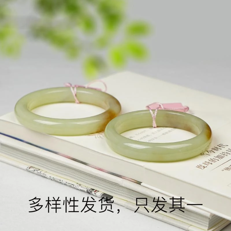 【香掌柜】和田玉糖黄手镯（多样性发货，发一件）