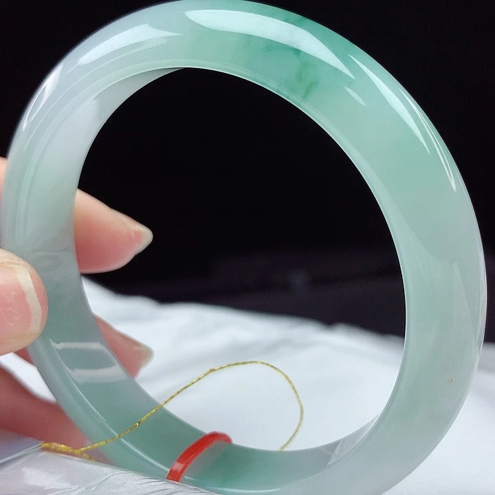 翡翠未镶嵌手镯55圈4458