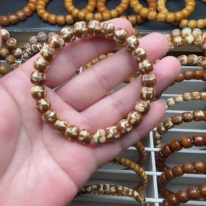 紫金鼠手串紫金鼠花皮镶嵌金腰带手串