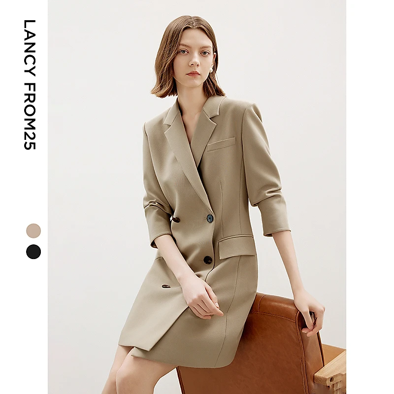 【朗姿新品Basic衣橱】高级感法式气质复古西装新款欧若风