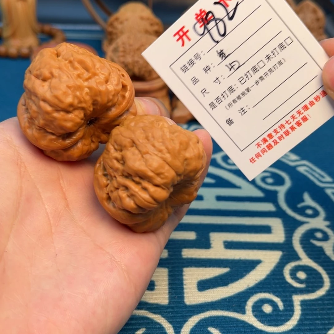 文玩核桃把件糖***猫文玩