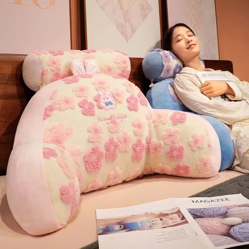 床头靠垫榻榻米软包护腰大靠背沙发抱枕孕妇床靠宿舍枕头N01