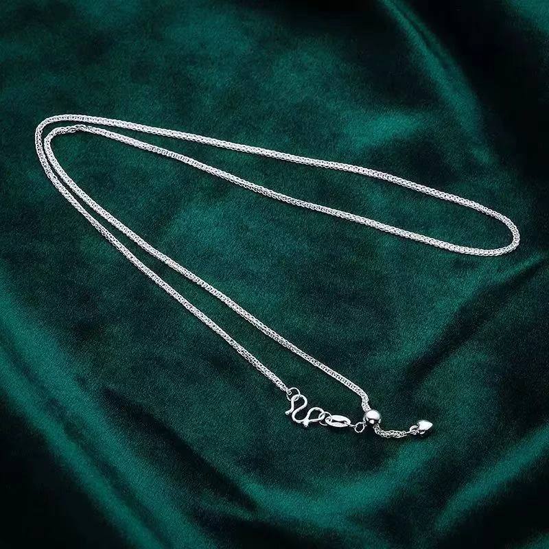 链子足银 足银999.9 爱心肖邦链（25692）