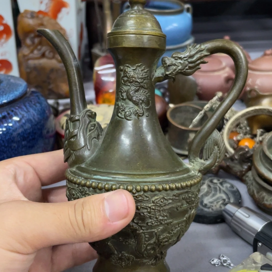 旧时候铜器摆件链接