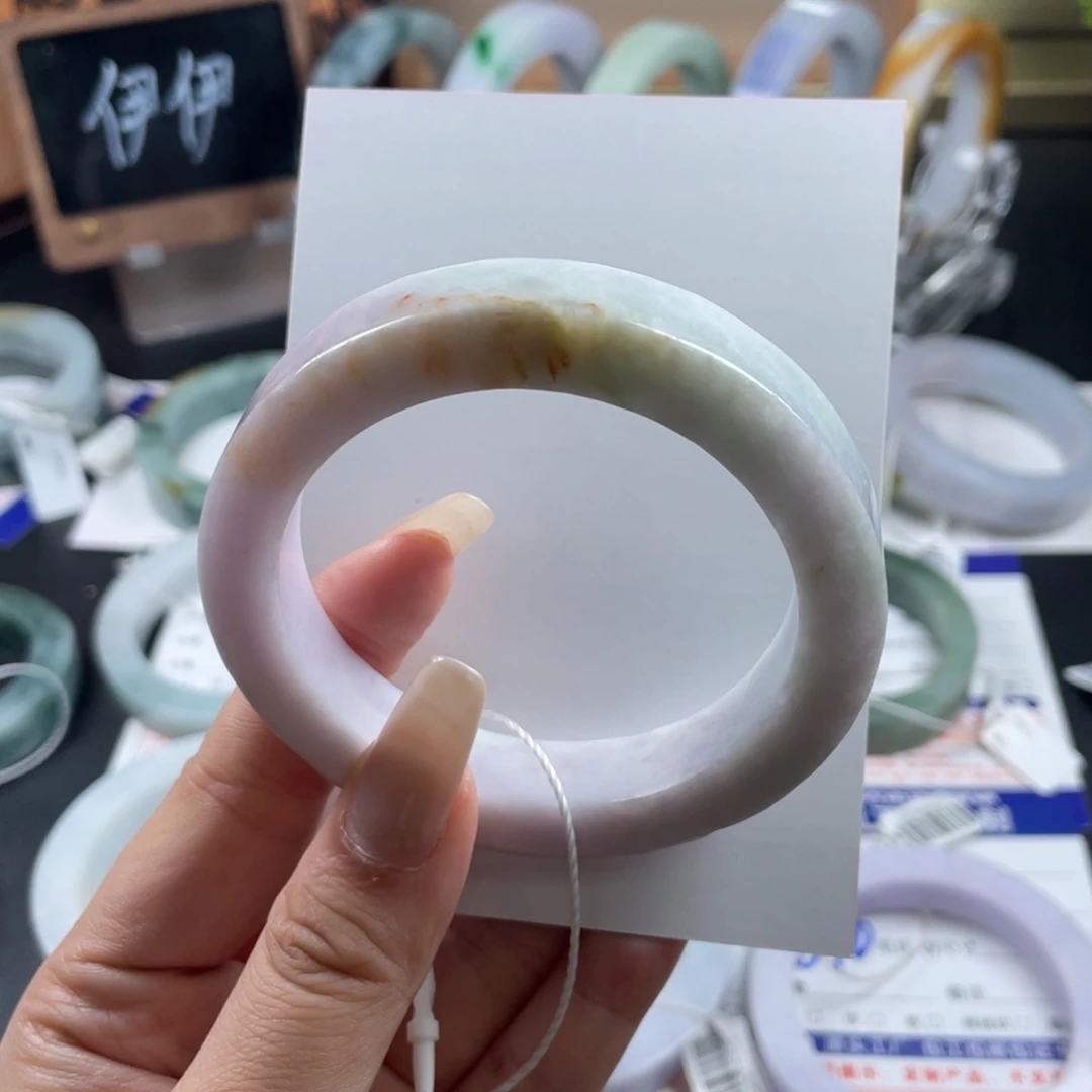 定制翡翠未镶嵌翡翠手镯基地质检发货