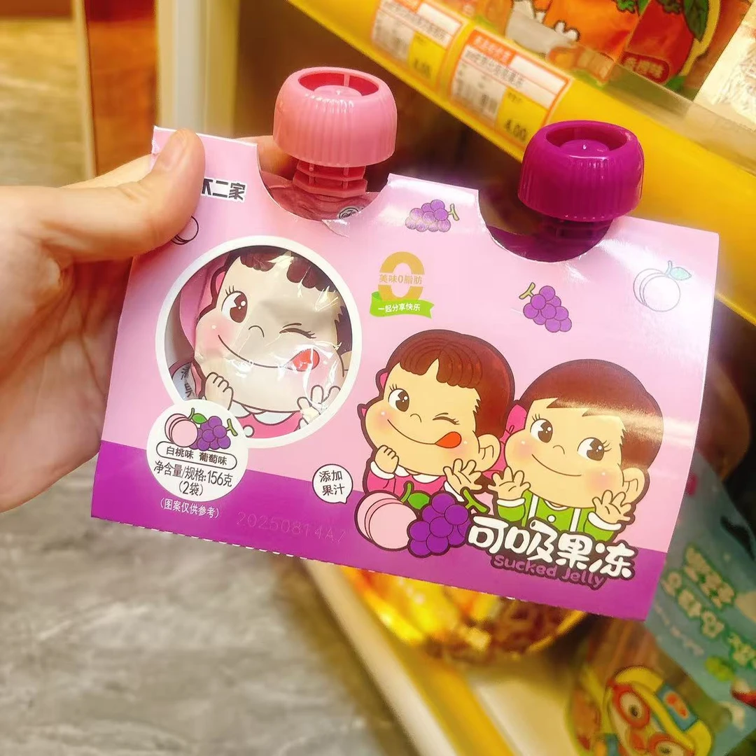 不二家可吸果冻156g