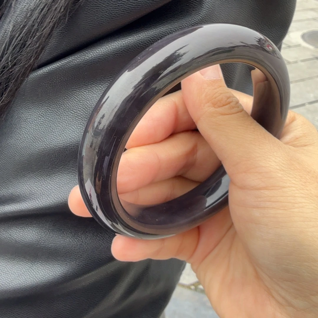 和田玉未镶嵌颈饰帝王紫手镯豹哥 多样性拍一发一