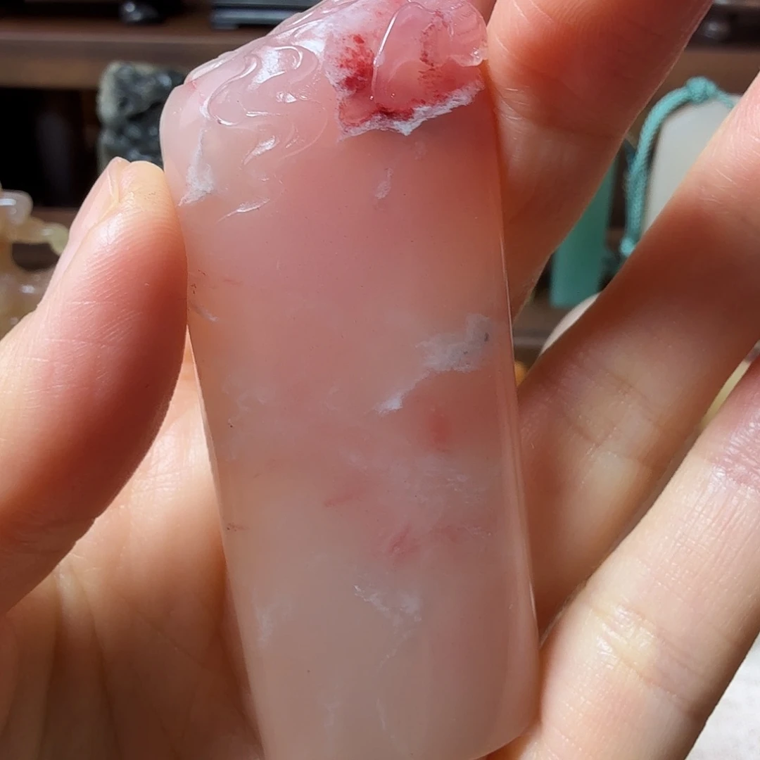 心***人印石寿山石巴林石鸡血
