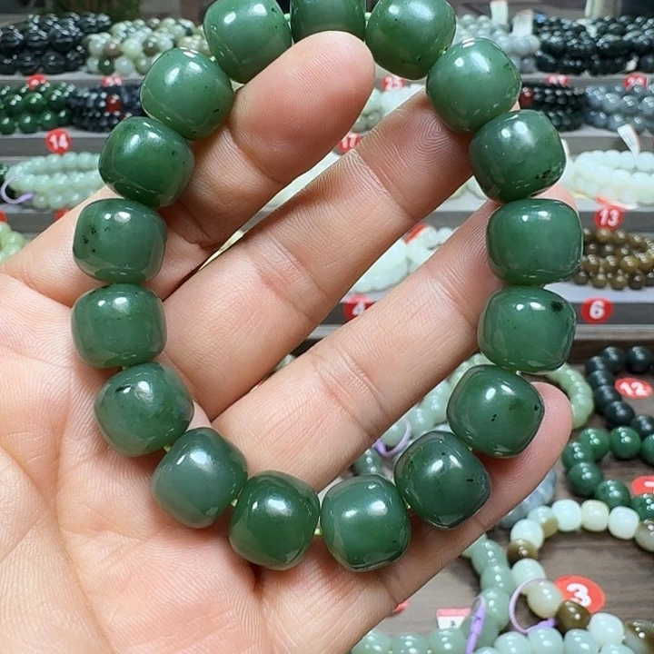 未镶嵌手链和田玉（碧玉）老型卡13