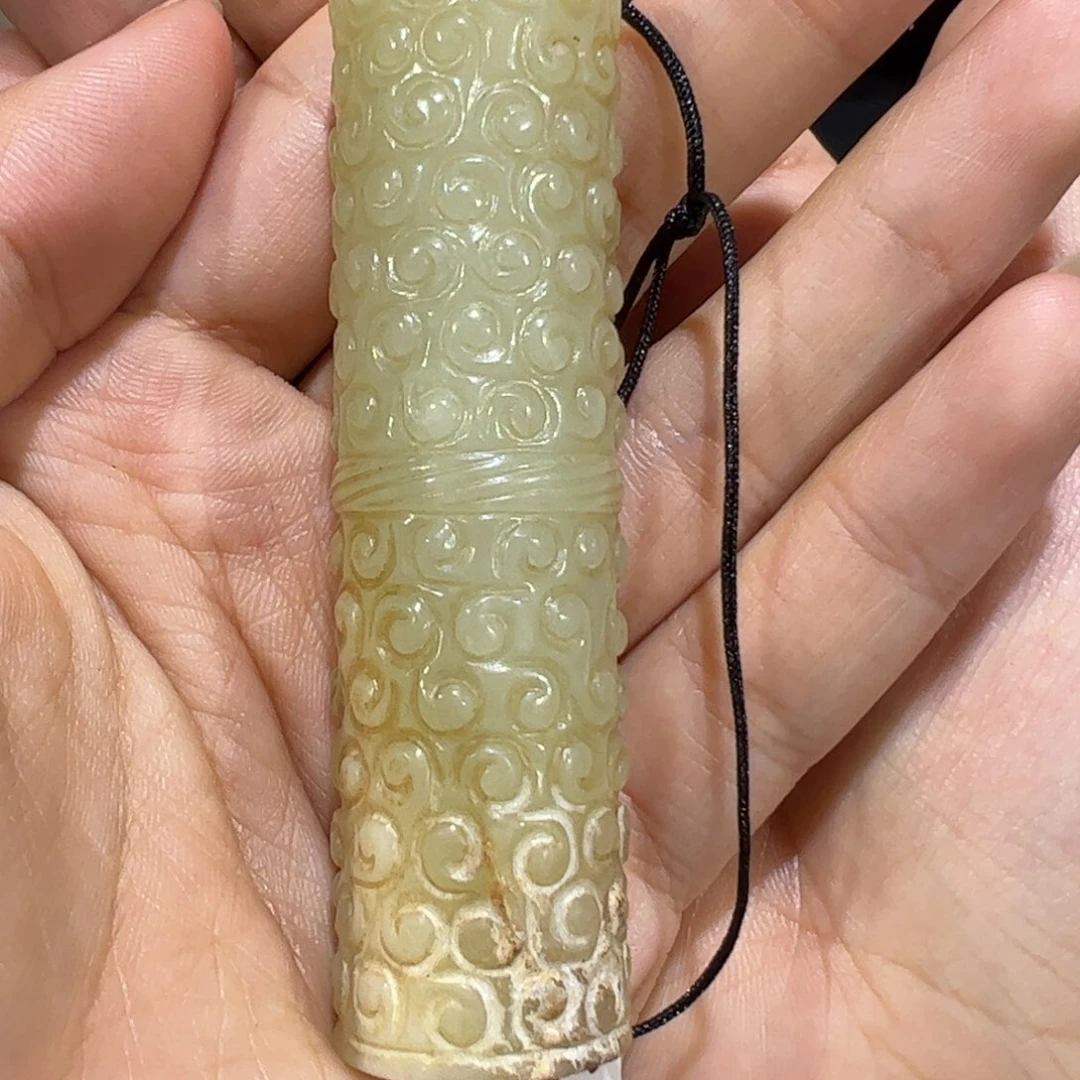 高***付白玉菩提吊坠吊坠