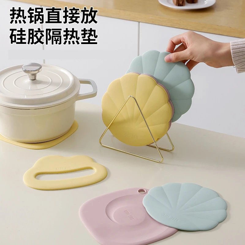 硅胶隔热垫餐桌垫杯垫餐盘碗垫子砂锅餐垫加厚防烫锅垫耐高温桌垫