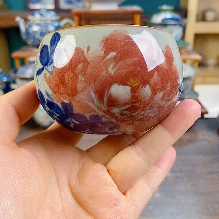 微***鱼瓷片手工制作工艺精湛等