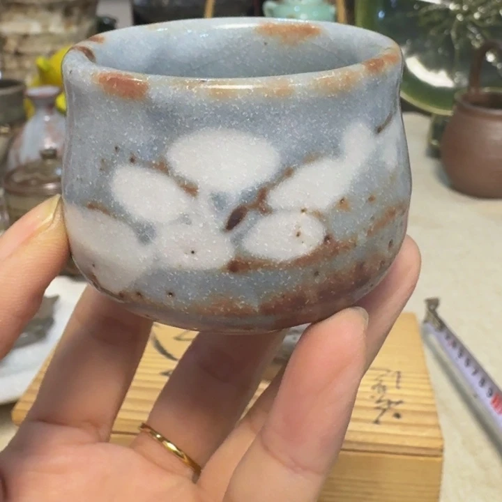 陶泥一个志野杯子好看的