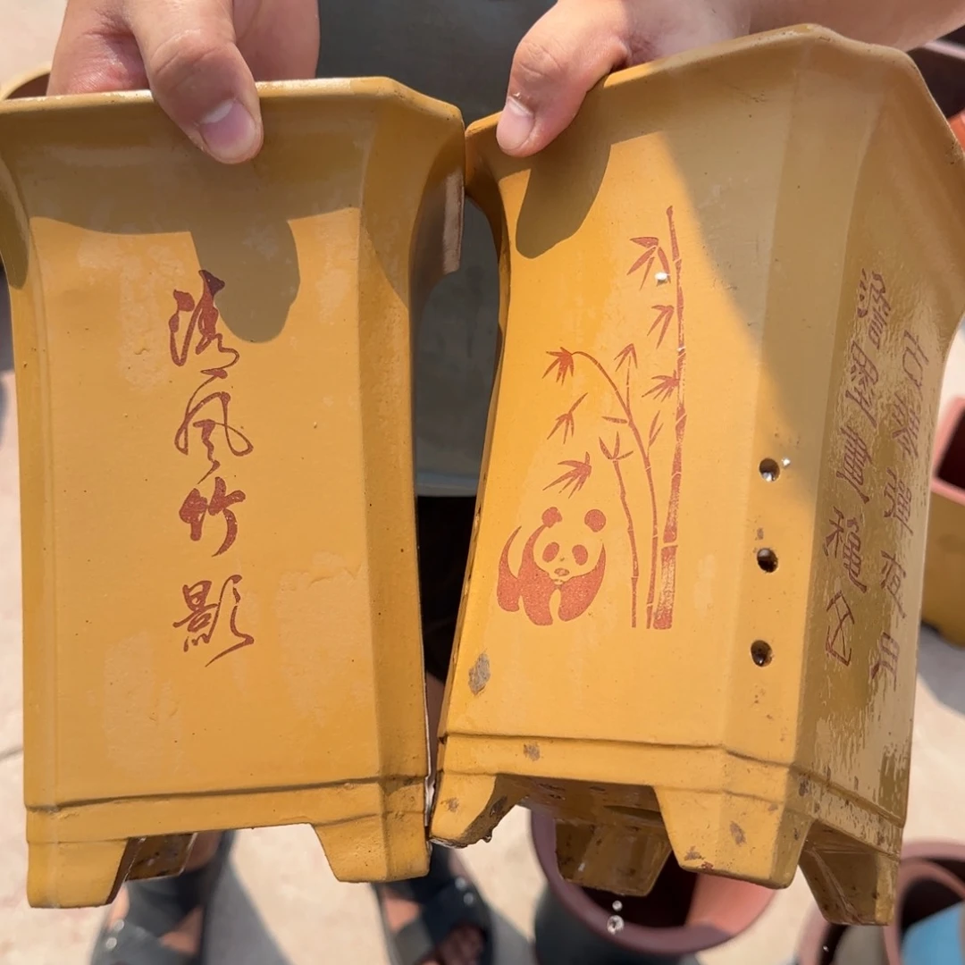 紫砂花盆口径15.22口径