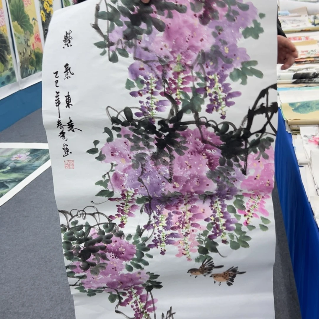 国画宣纸纯手绘字画