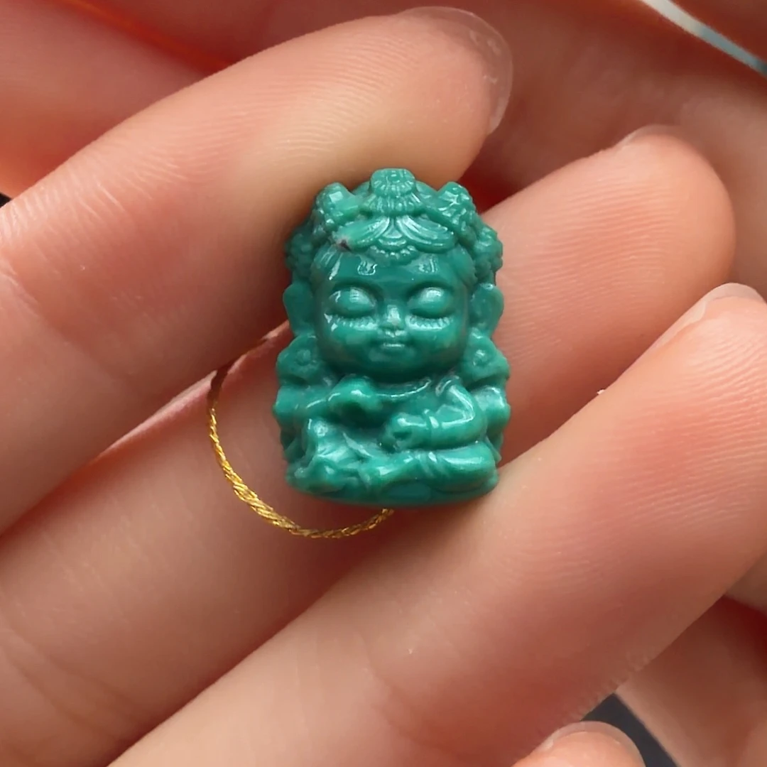 绿松石未镶嵌颈饰