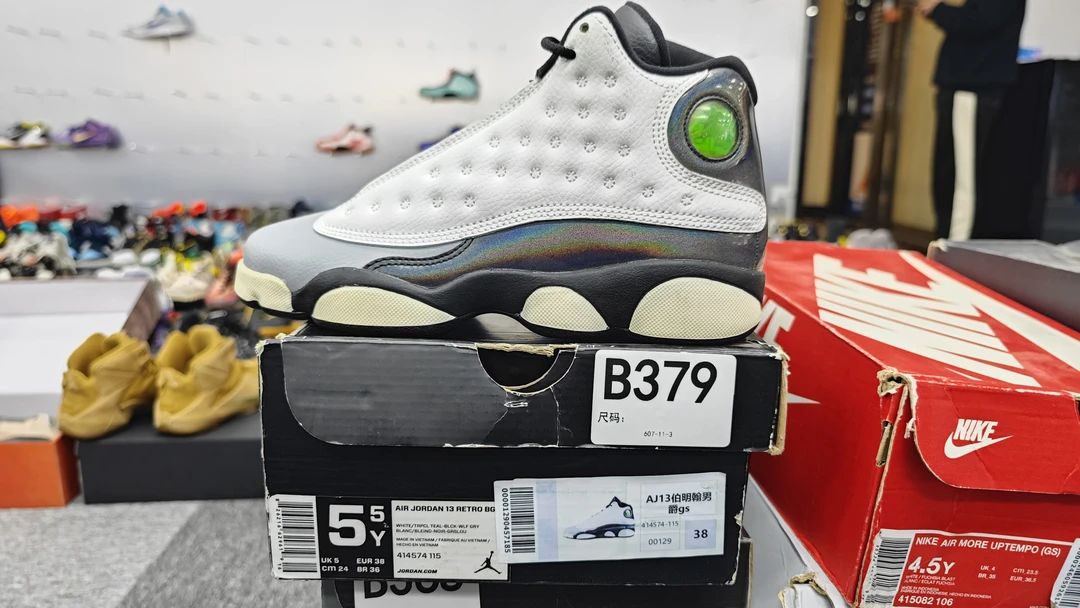 nike aj13 伯朗翰男爵 38码 全新原盒 11.27 guai B379