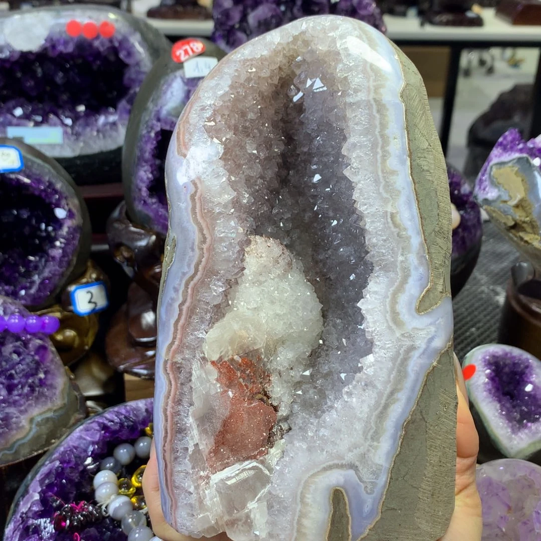 水晶摆件婷未镶嵌