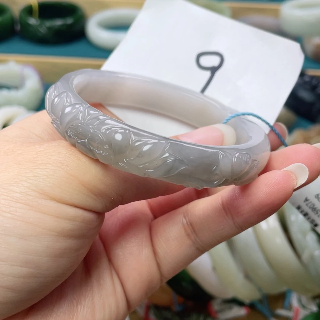 未镶嵌手镯和田玉圈口57