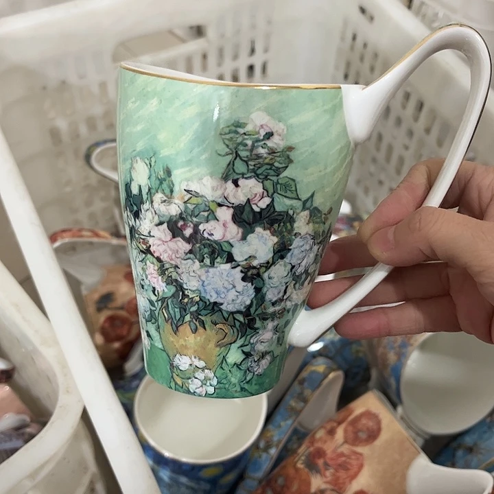 瓷片微瑕骨瓷白玫瑰一个