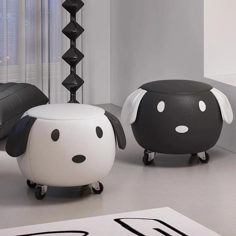矮凳动物小狗卡通凳子门口家用换鞋风小可爱坐墩客厅加厚