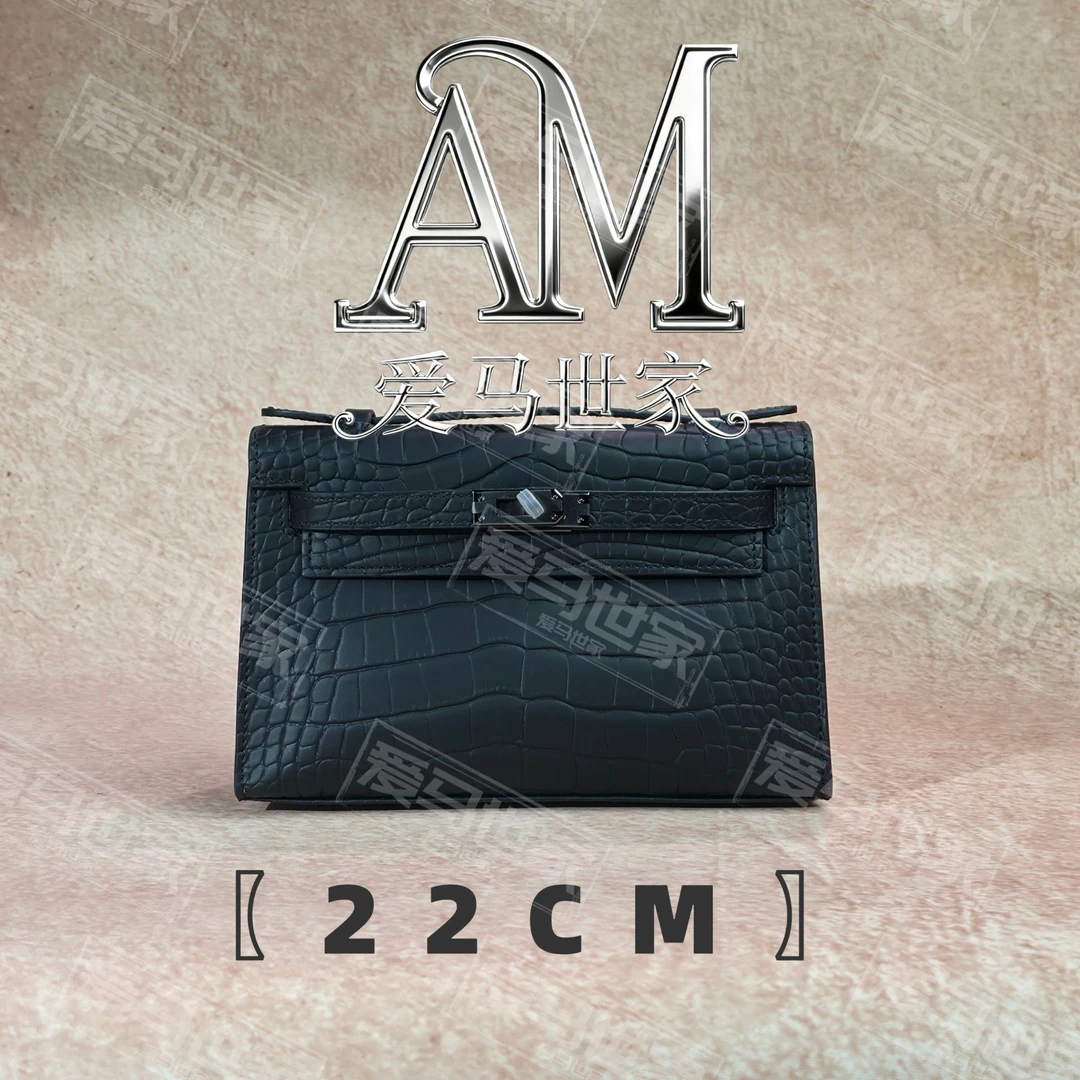 【22CM黑色枪扣】早秋新款时尚手提女包【卡戴杉】30808