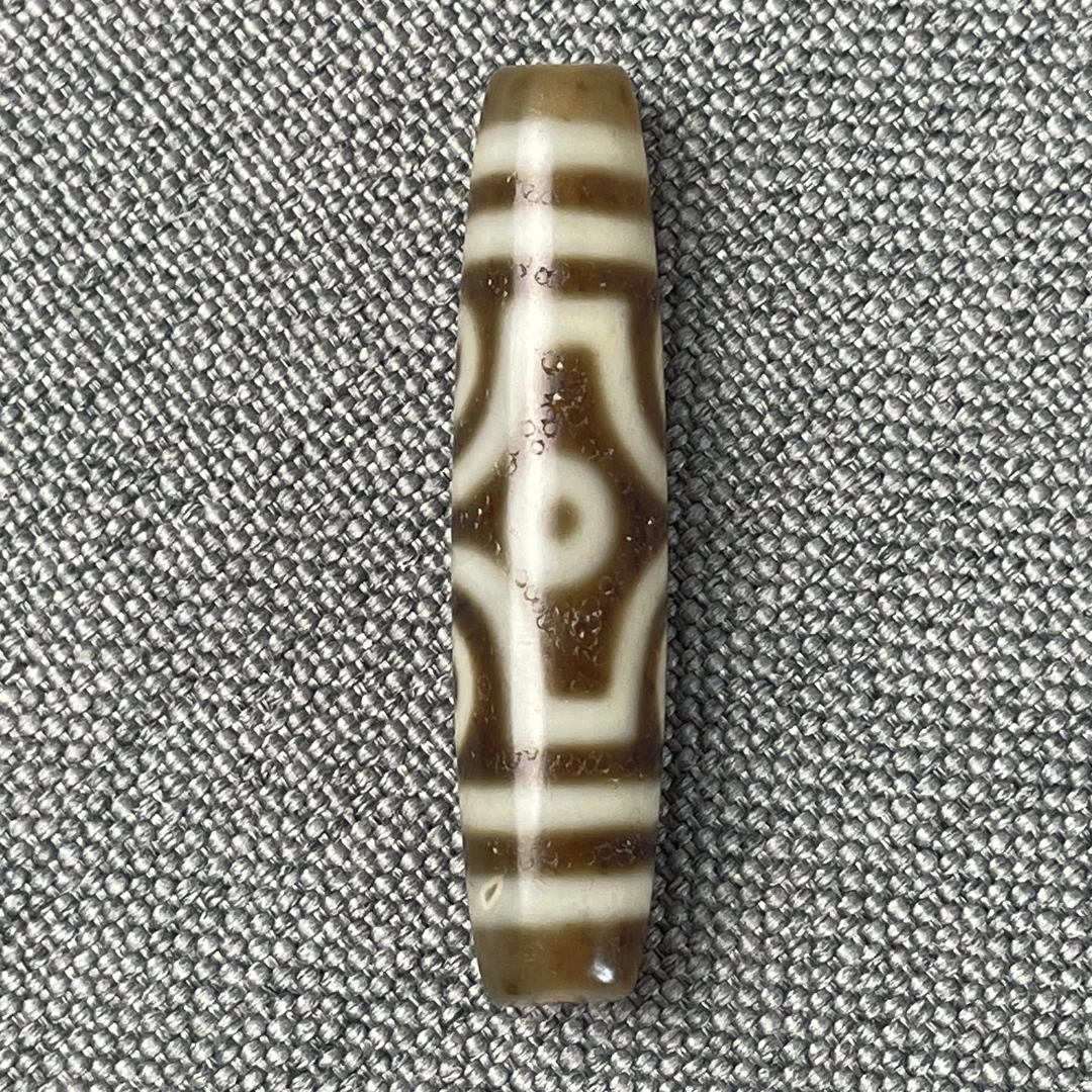 Z 传六眼图腾玛瑙珠子未镶嵌