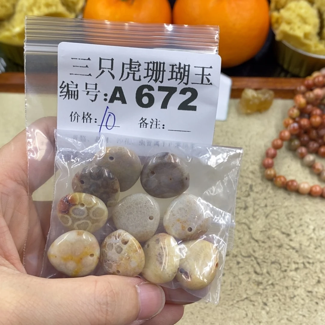 硅化珊瑚（珊瑚玉）1未镶嵌璀**空