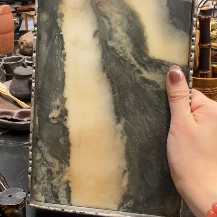 云石锡茶盘茶器茶器