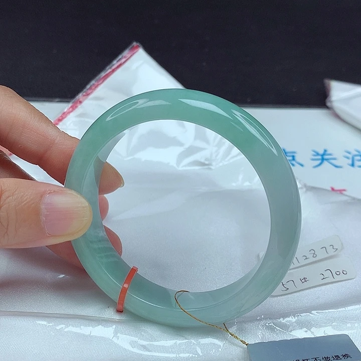 未镶嵌手镯翡翠57圈2873